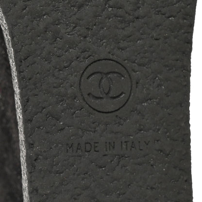 Chanel Suede Calfskin Chain Around High Boots 40 Black 7 of 14