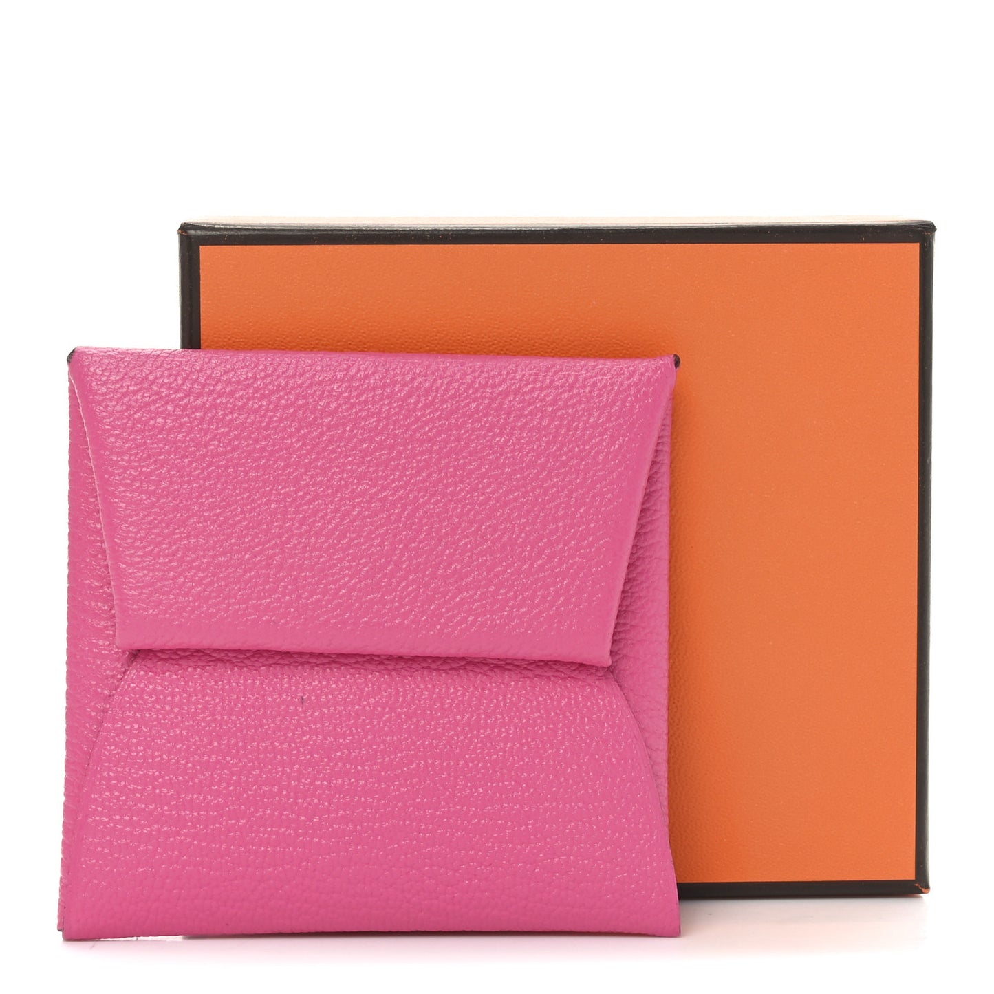 Chevre Mysore Bastia Coin Purse Rose Pourpre