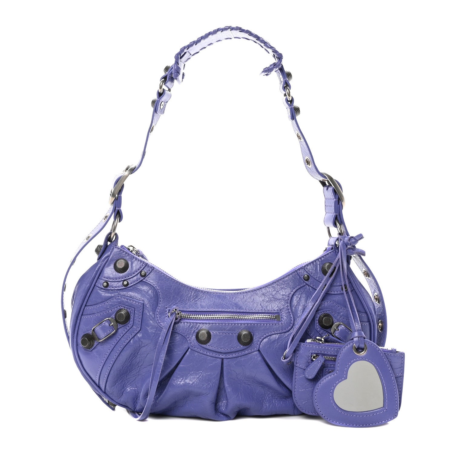 Balenciaga Agneau Arena Small Le Cagole Shoulder Bag  Mauve 1 of 9