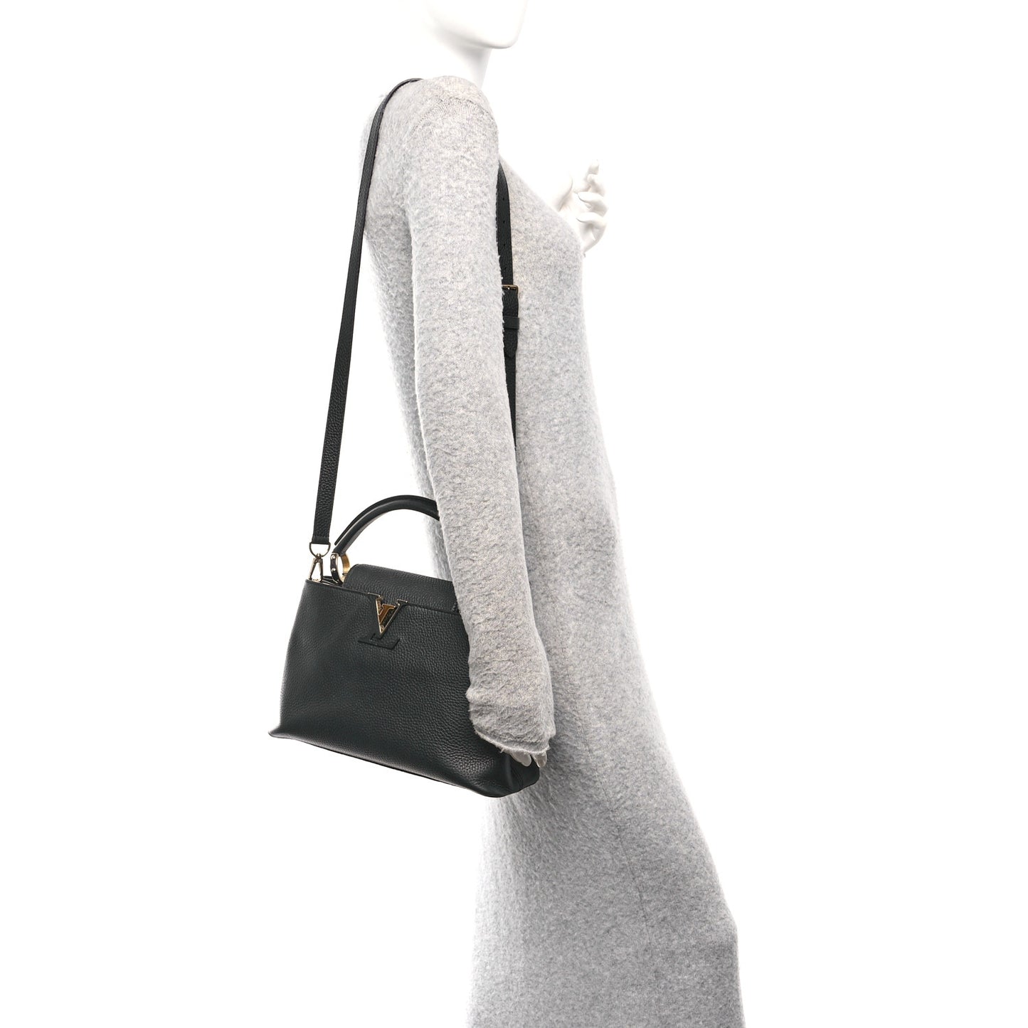 Taurillon Capucines PM Black