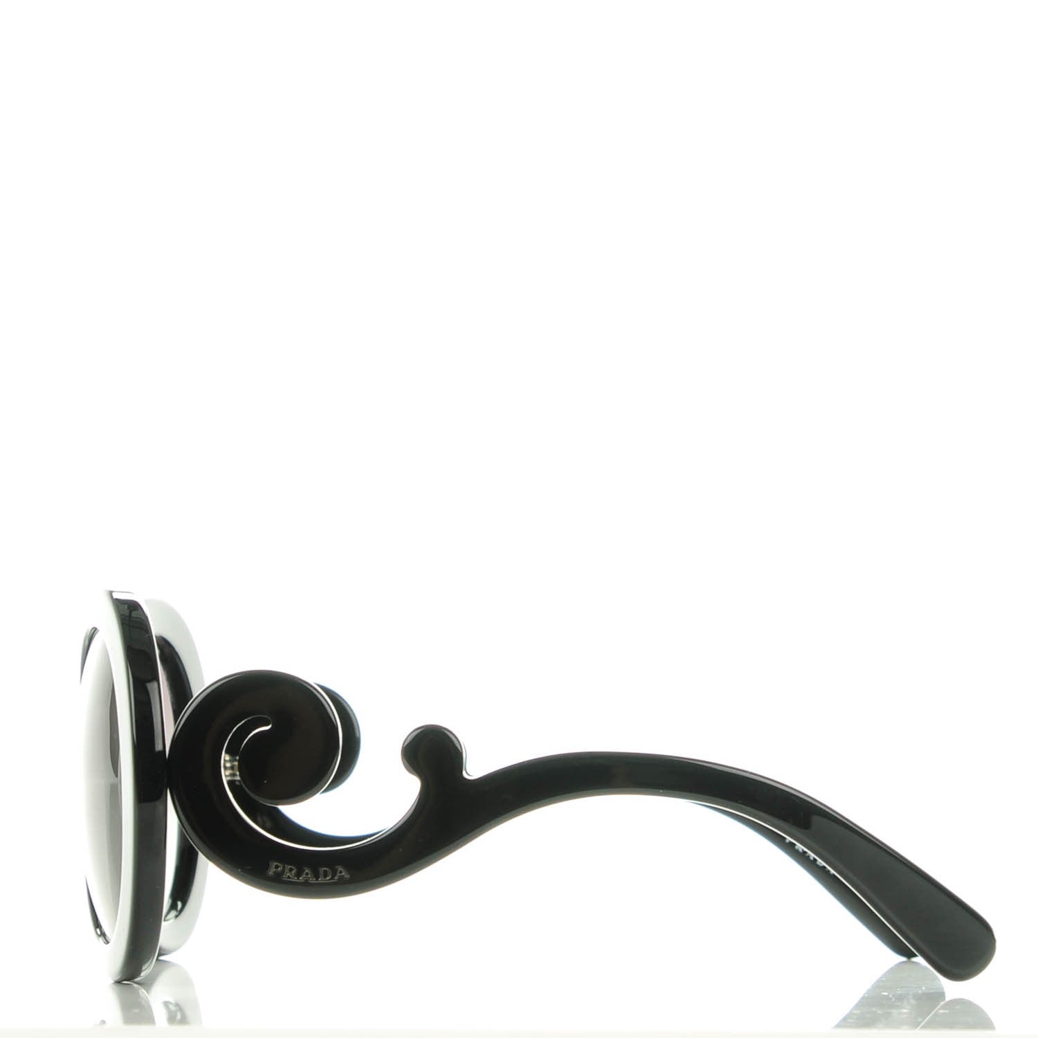 Prada Baroque Sunglasses SPR 27N Black 2 of 6
