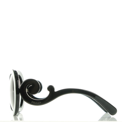 Prada Baroque Sunglasses SPR 27N Black 2 of 6