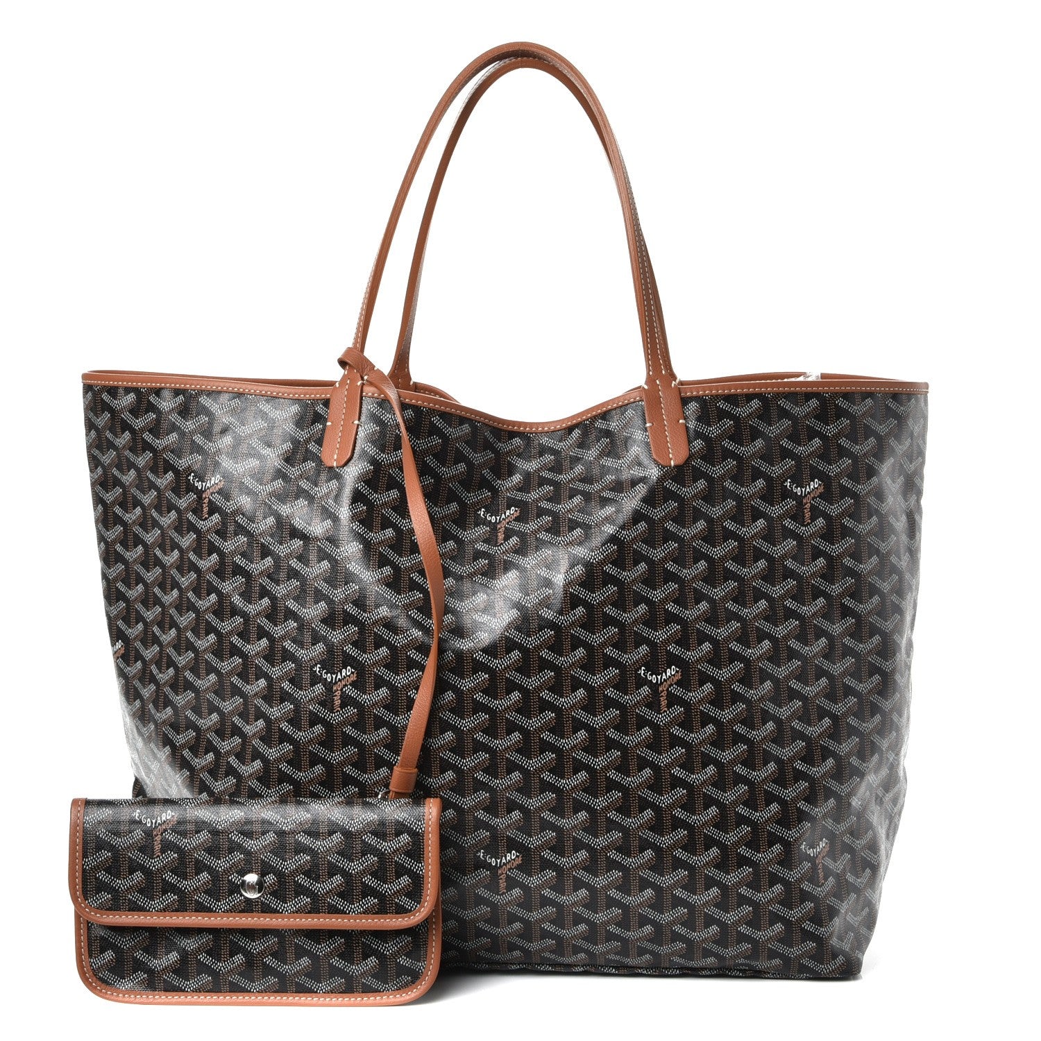 Goyard Goyardine Saint Louis GM Black Gold 1 of 10