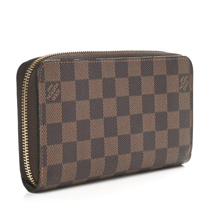 Louis Vuitton Damier Ebene Zippy Wallet 3 of 9