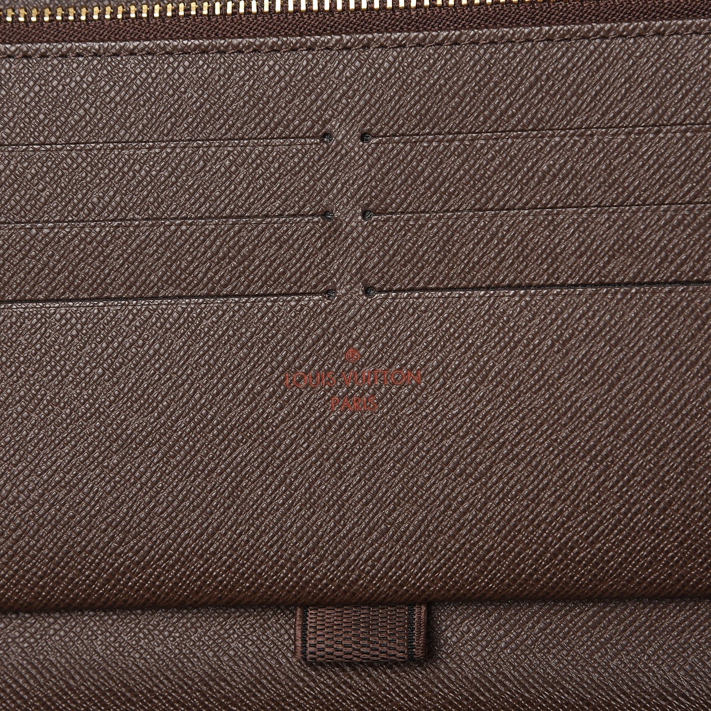 Damier Ebene Zippy Organizer Wallet