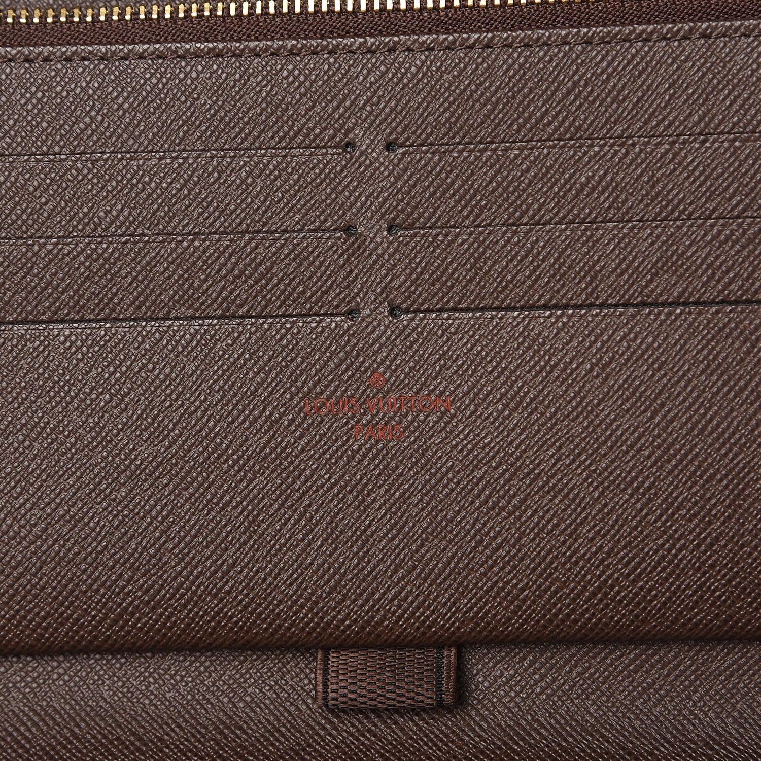 Louis Vuitton Damier Ebene Zippy Organizer Wallet 6 of 9