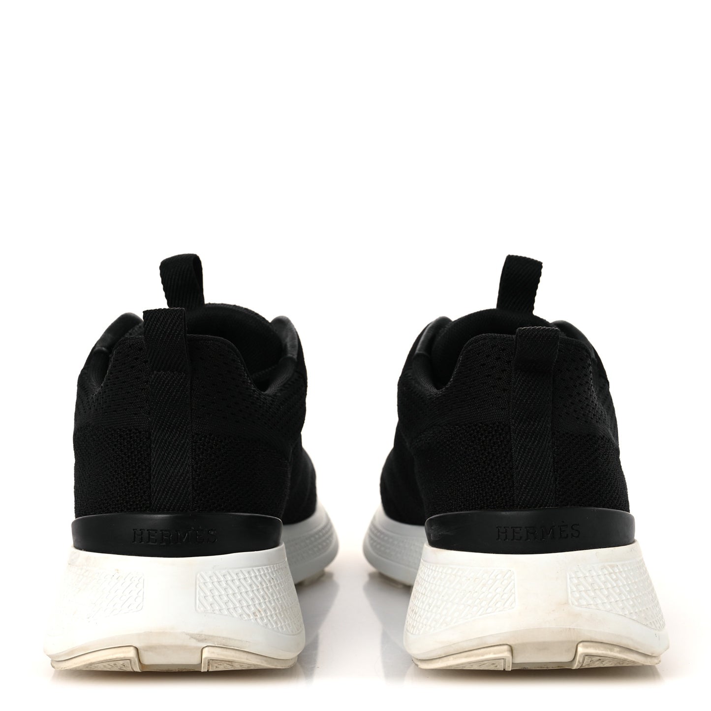 Technical Knit Suede Heros Sneakers 40 Black