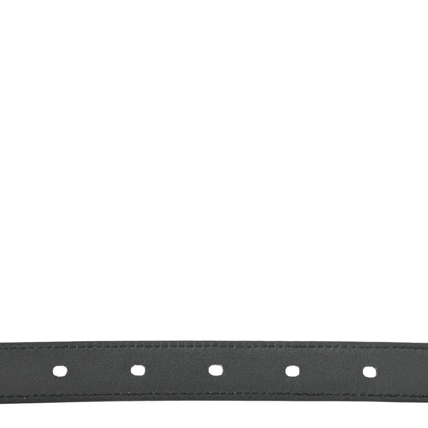 Saint Laurent Smooth Calfskin Monogram Square Buckle Belt 80 32 Black 4 of 6