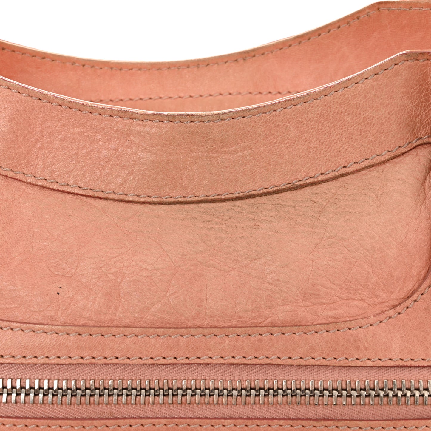Agneau Giant 21 Silver Hardware City Vieux Rose