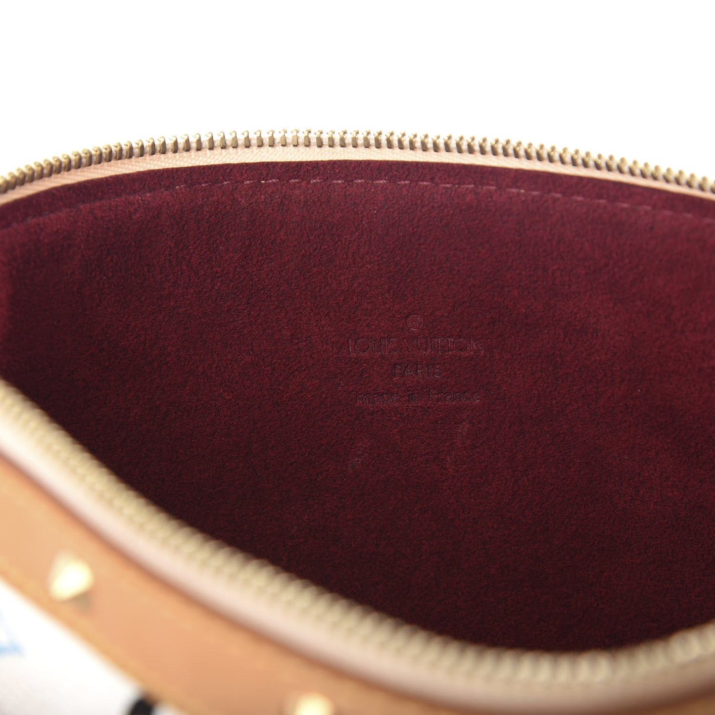 Monogram Multicolor Pochette Accessories White