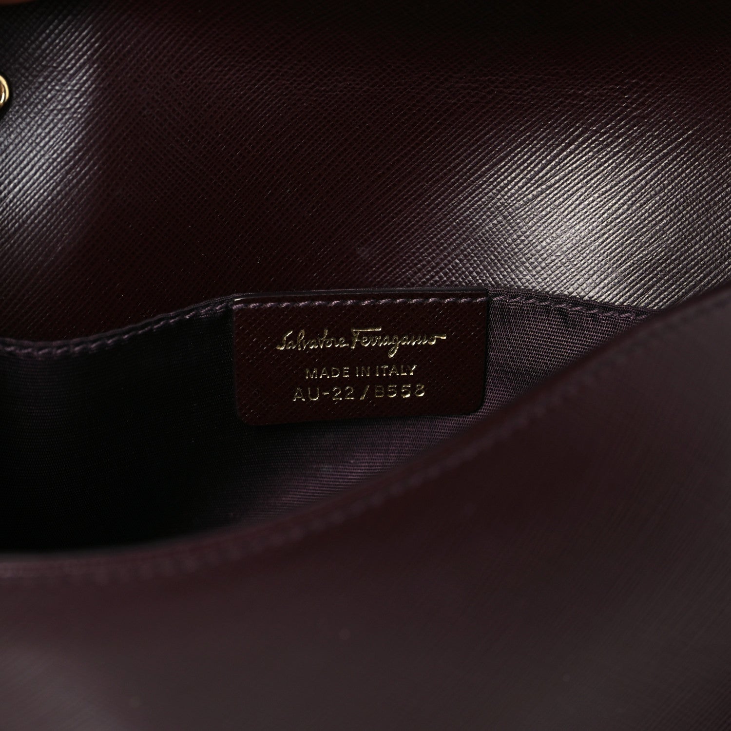 Salvatore Ferragamo Calfskin Mini Miss Vara Bow Chain Bag Plum 5 of 8