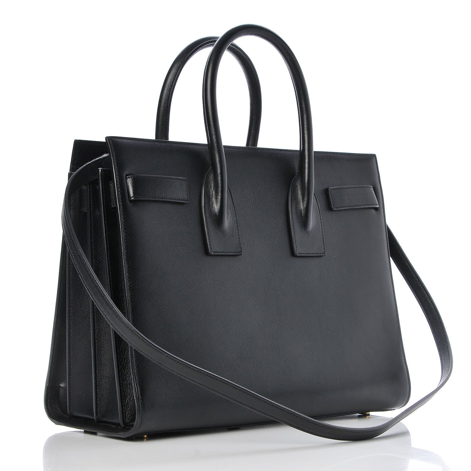 Saint Laurent Calfskin Small Sac De Jour Black 3 of 7