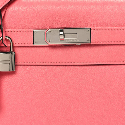 Hermes Evercolor Verso Kelly Retourne 28 Rose D'ete Rouge Exotique 8 of 10