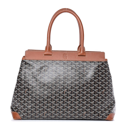 Goyard Goyardine Bellechasse Biaude MM Tote Black Gold 1 of 17