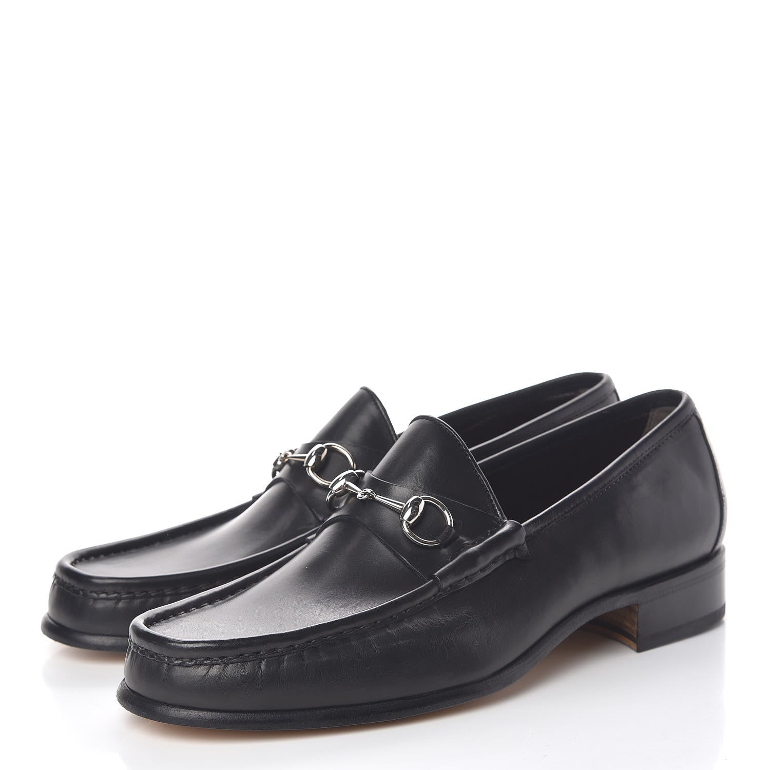 Gucci Calfskin Mens 1953 Horsebit Loafers 12.5 Black 3 of 12