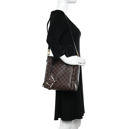 Louis Vuitton Damier Ebene Belmont PM Black 2 of 11