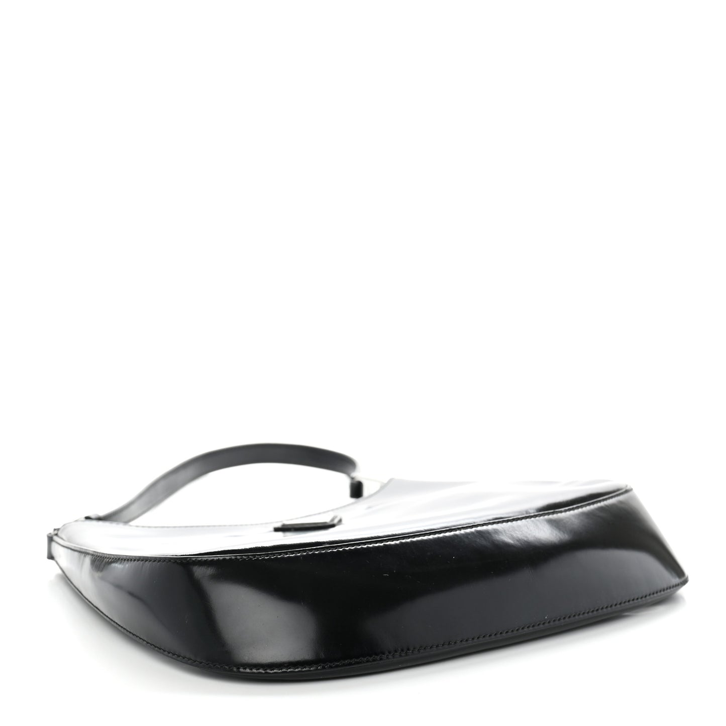 Spazzolato Cleo Shoulder Bag Black