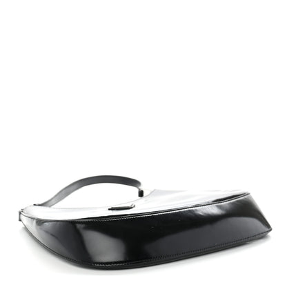 Prada Spazzolato Cleo Shoulder Bag Black 4 of 12