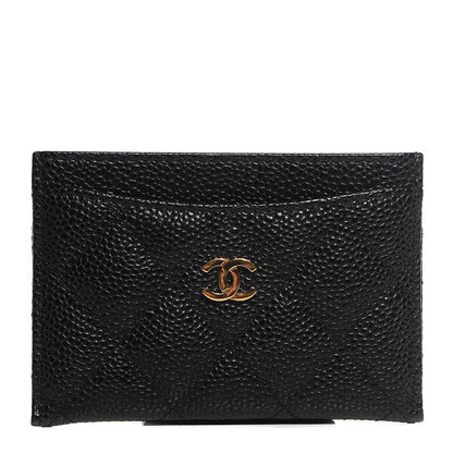 Chanel Caviar Quilted Card Holder Black 1 of 9