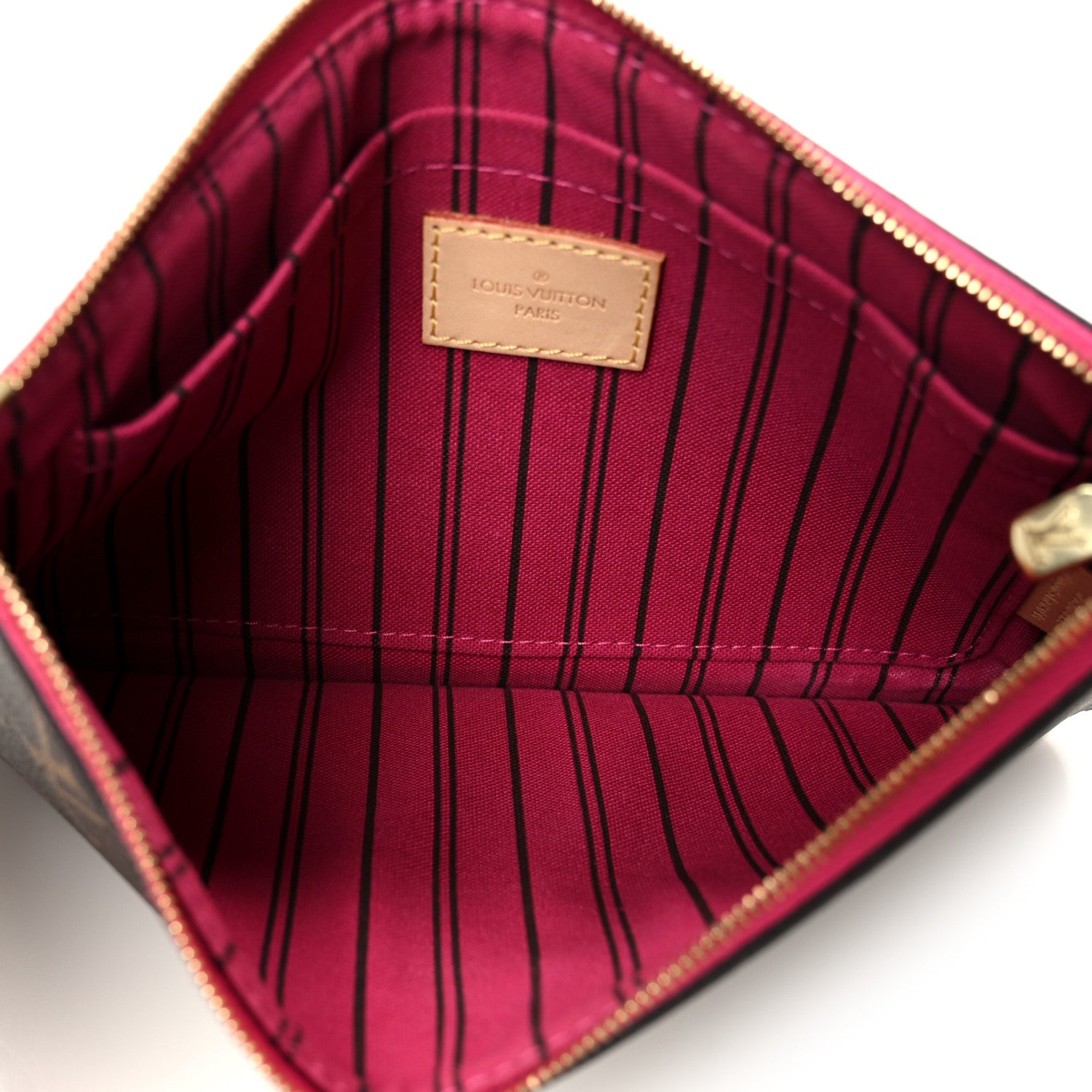 Louis Vuitton Monogram Neverfull MM GM Pochette Pivoine 5 of 8