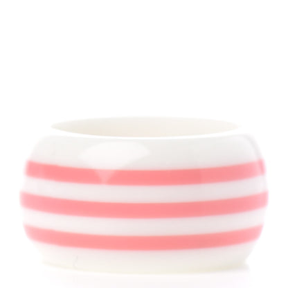Chanel Resin CC Ring 6.5 White 4 of 5