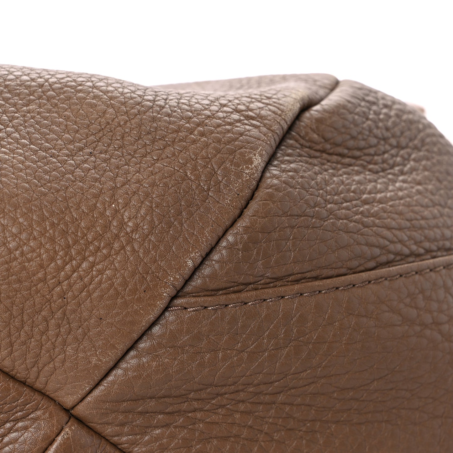 Calfskin Greenwich Medium Shoulder Bag Brown