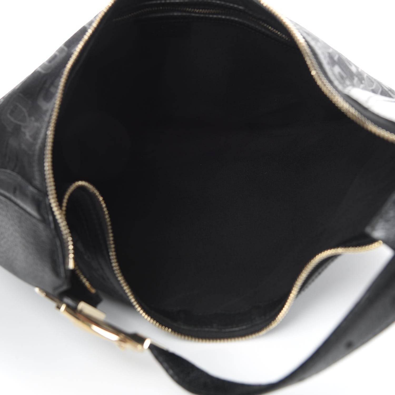 Gucci Canvas Horsebit Glam Hobo Black 5 of 11