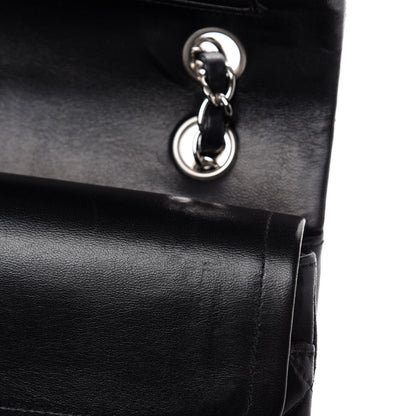 Chanel Lambskin Quilted Medium Double Flap Black 9 of 13
