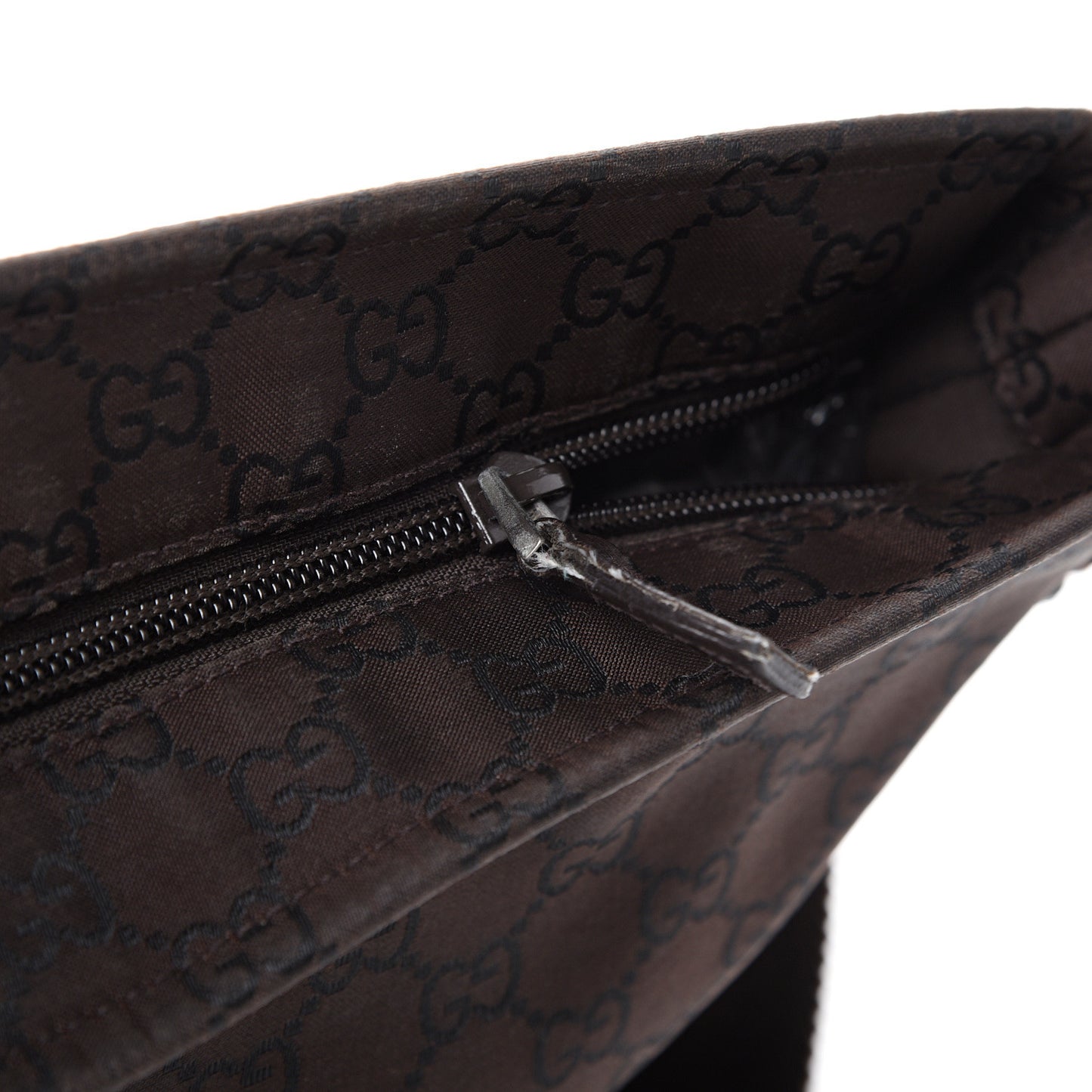 Nylon Monogram Large Messenger Brown