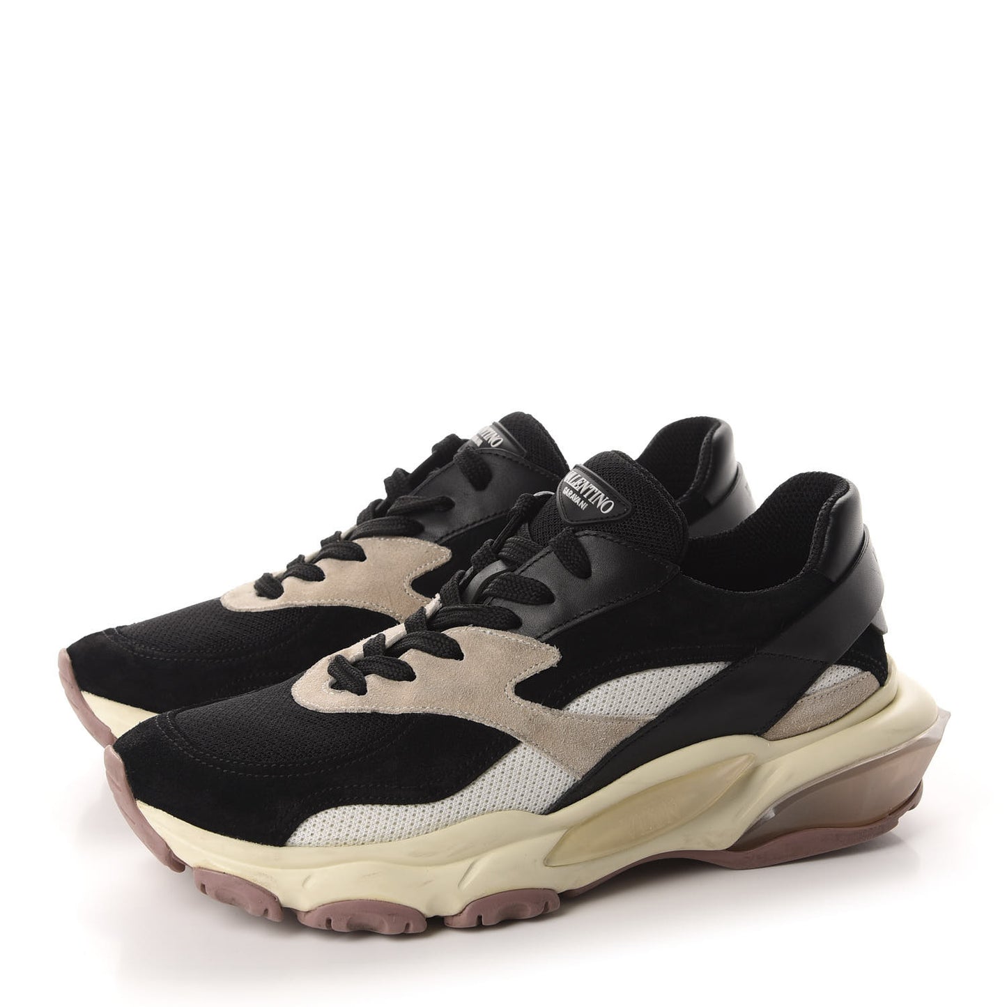 Calfskin Sprayed Womens Bounce Sneakers 40 Multicolor