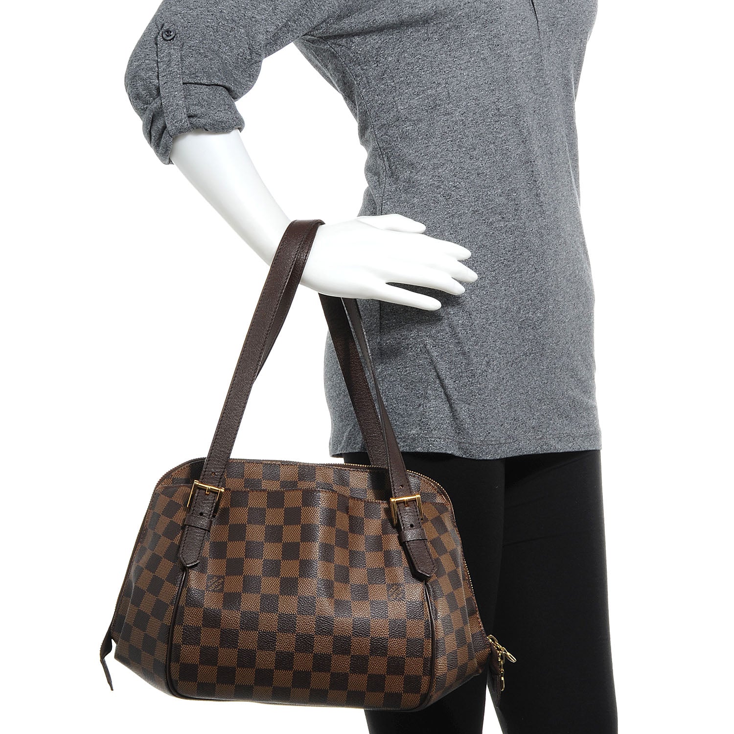 Louis Vuitton Damier Ebene Belem MM 2 of 7