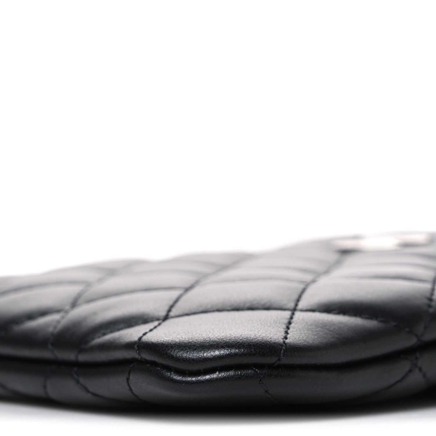 Chanel Lambskin Quilted Uniform Crossbody Bag Black 9 of 9