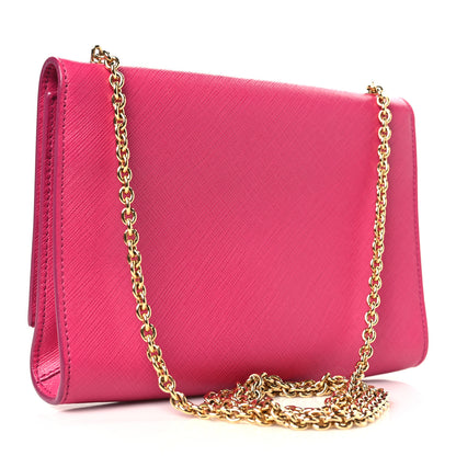 Salvatore Ferragamo Calfskin Mini Miss Vara Bow Chain Bag Pink 3 of 9