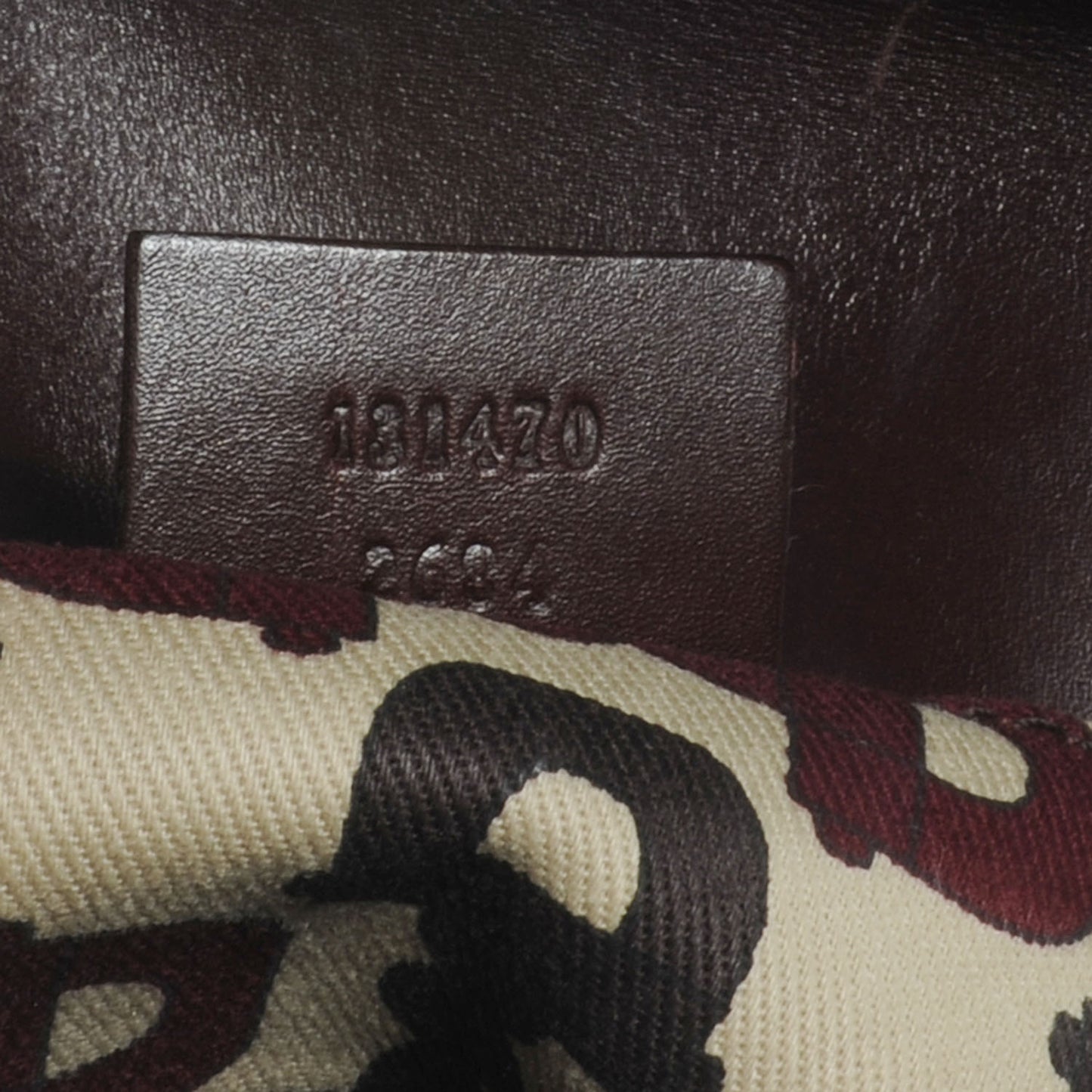 Guccissima Small Horsebit Chain Clutch Chocolate