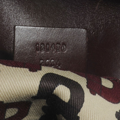 Gucci Guccissima Small Horsebit Chain Clutch Chocolate 7 of 7