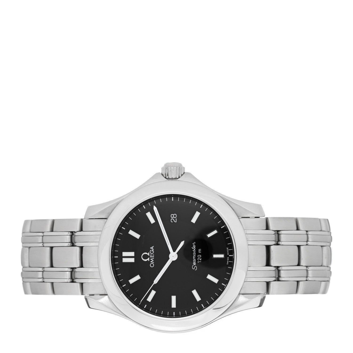 Omega Stainless Steel 36mm Seamaster Quartz Watch Black 2511.52 2 of 4