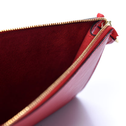 Louis Vuitton Epi Pochette Accessories 21 Castillan Red 4 of 8