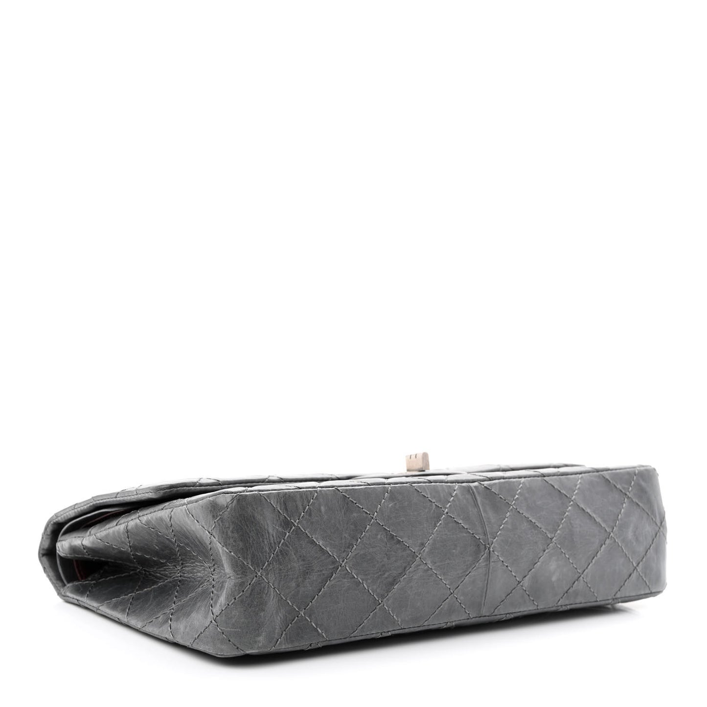 Aged Calfskin Quilted 50th Anniversary 2.55 Reissue Flap 226 Grey
