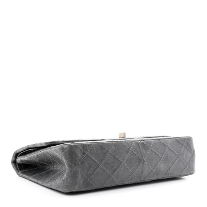 Chanel Aged Calfskin Quilted 50th Anniversary 2.55 Reissue Flap 226 Grey 4 of 15