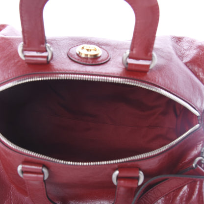 Gucci Fluffy Calfskin Morpheus Convertible Backpack Red 4 of 8