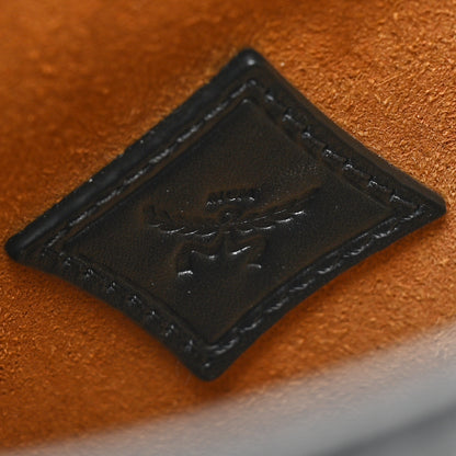 MCM Visetos Mini Aren Bucket Tote Black 6 of 8