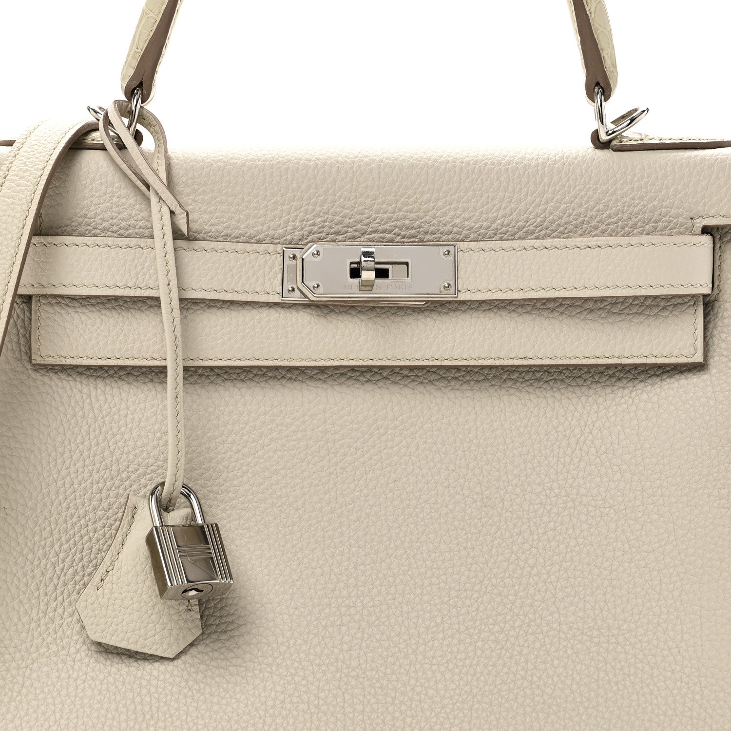 Hermes Togo Matte Alligator Kelly Retourne Touch 28 Beton 8 of 11