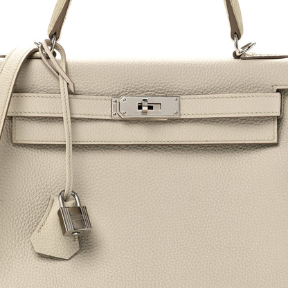 Hermes Togo Matte Alligator Kelly Retourne Touch 28 Beton 8 of 11