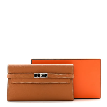 Hermes Epsom Kelly Longue Wallet Gold 13 of 13