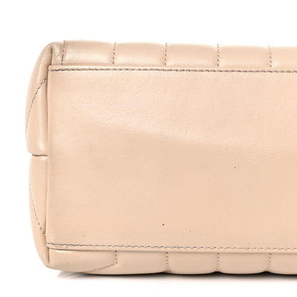 Saint Laurent Calfskin Y Quilted Monogram Medium Loulou Chain Satchel Dark Beige 16 of 19