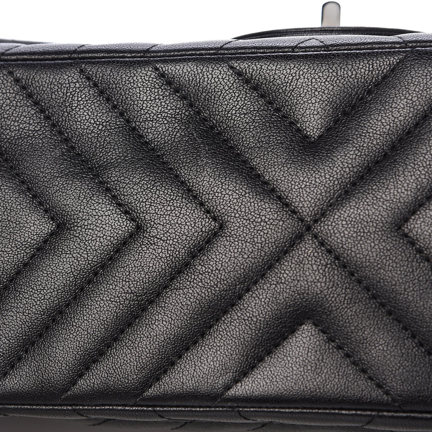 Chanel Sheepskin Chevron Quilted 2.55 Reissue 227 Flap So Black 16 of 18