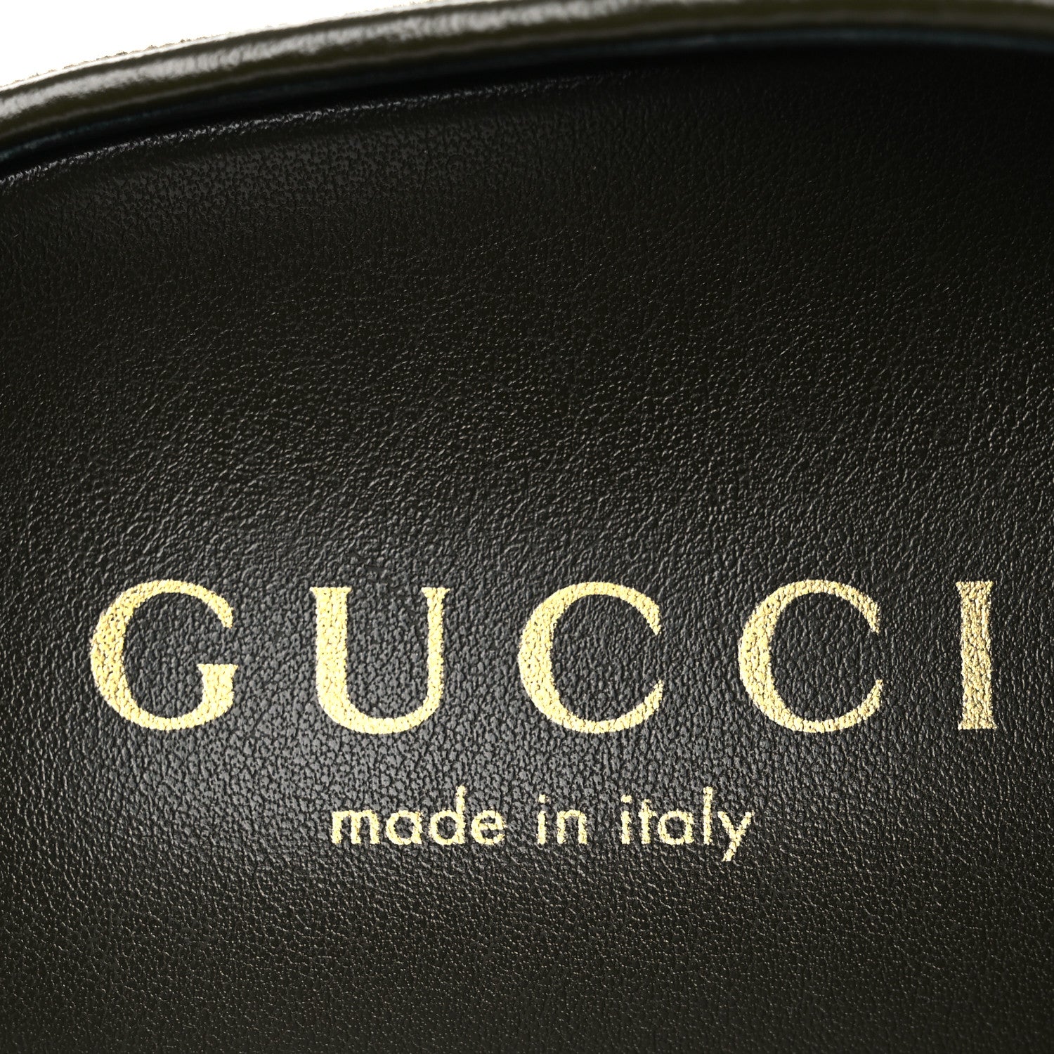 Gucci New Canvas Monogram GG Granada Kid Womens Horsebit Mules 38 Green 9 of 11