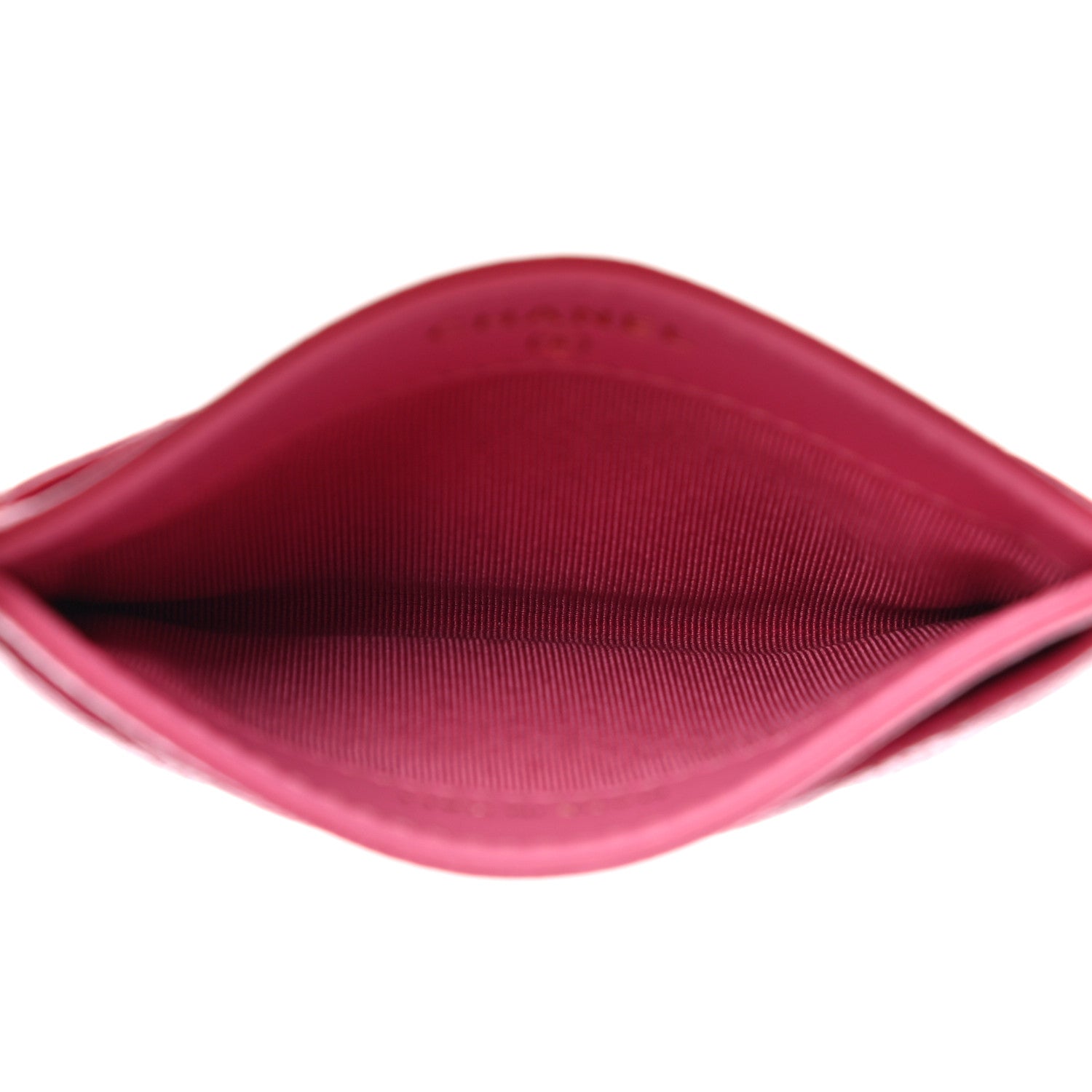 Chanel Caviar Quilted Card Holder Pink 5 of 14