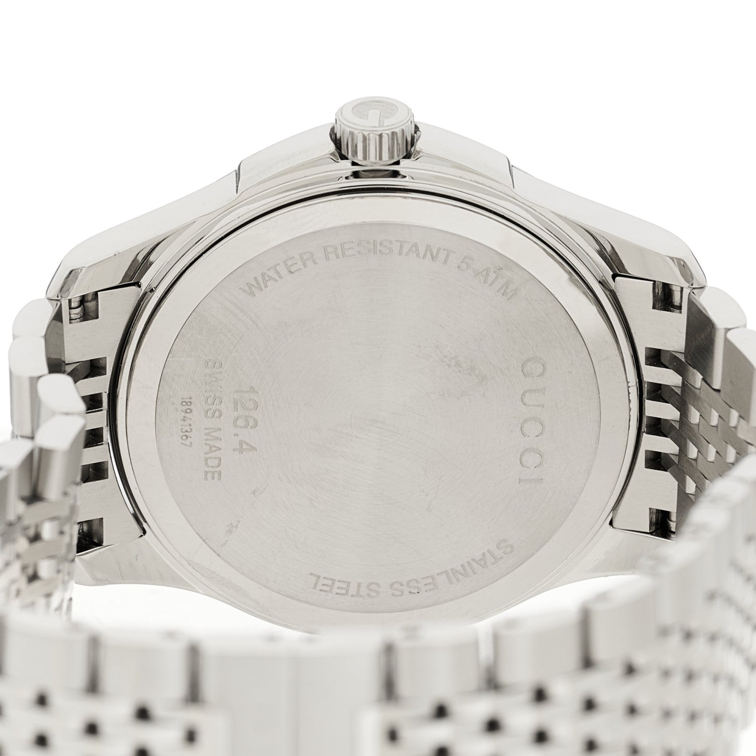 Gucci Stainless Steel 38mm G-Timeless Quartz Watch Brown 4 of 4