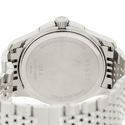 Gucci Stainless Steel 38mm G-Timeless Quartz Watch Brown 4 of 4